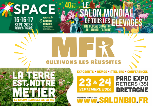 Les MFR de Bretagne présentes sur les salons professionnels